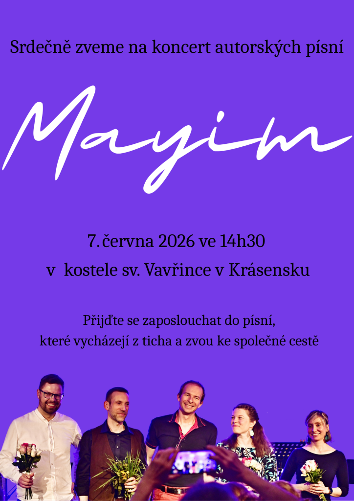 koncert autorských písní v kostele